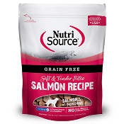 NutriSource Grain-Free Salmon Bites Dog Treats